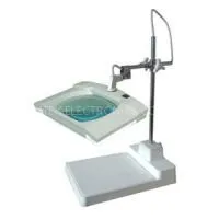 Square Table Top Magnifier Lamp