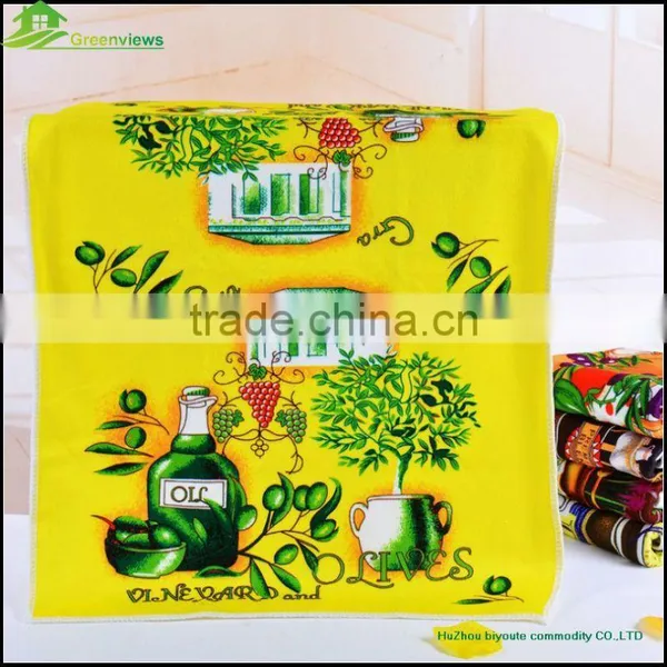 Wholesale Tea Towel Cheap Designs Microfiber Souvenir Tea Towels photo-3