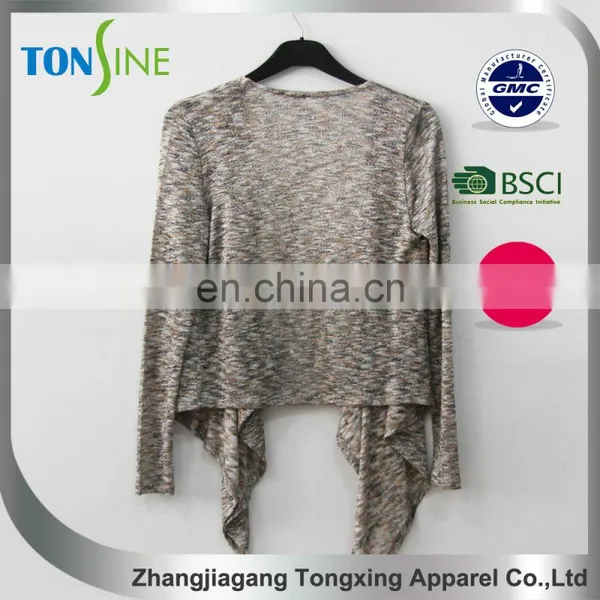 2016 Coarse Needle Cloth Long Sleeve Jacket With Women photo-3