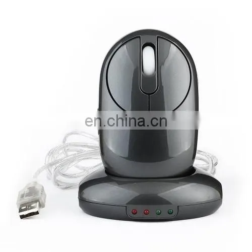 Dropshipping MZ-012 2.4G 1200 DPI Wireless Rechargeable Optical Mouse With 3 Ports USB HUB / Charging Dock photo-4