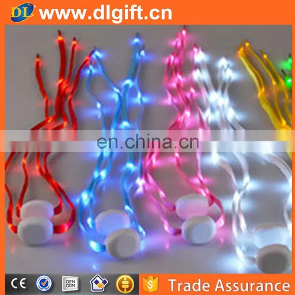 Nylon Material Led Shoelaces Light , Bilking Led Running Shoelaces photo-3