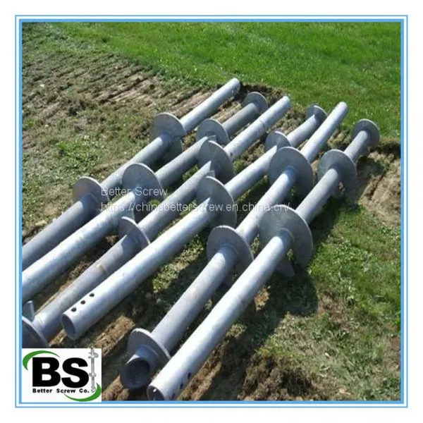 Round Helix Screw Piling for Building Deep Foundations photo-2