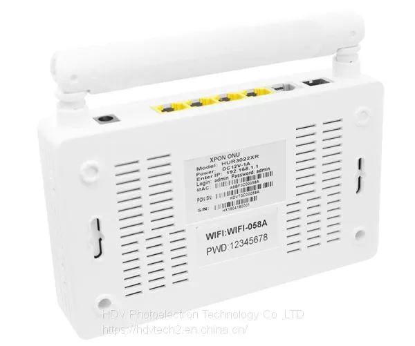 XPON Both Gpon and Epon ONU 1GE 3FE Phone for Family Gateway WIFI With 2 Antennas photo-2