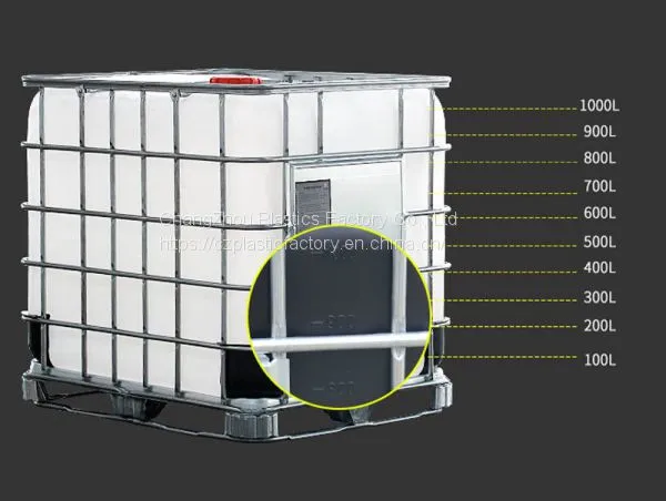 Контейнер IBC объемом от 500 до 1000 литров для химической и нефтяной промышленности