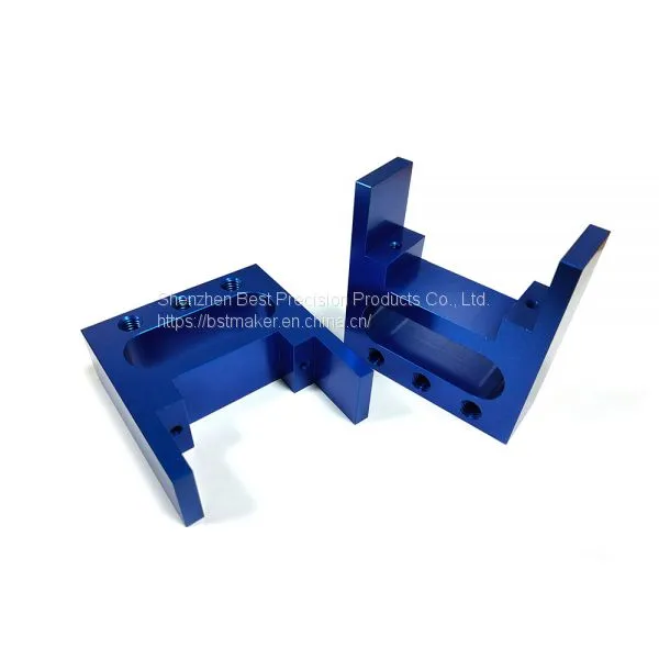 Oem Cnc Milling Digital Accessories Anodized Aluminum Bracket Cnc Robotics Parts