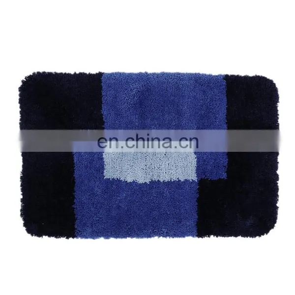 Custom Printed Water Absorption Anti Slip Microfiber Toilet Bathroom Foot Mat Set photo-3