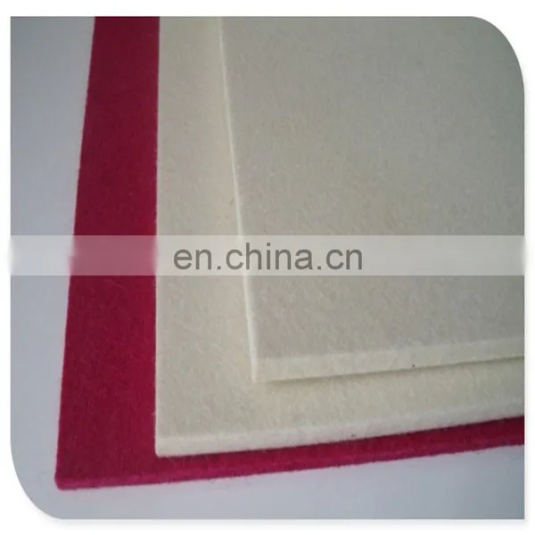 1 mm 2 mm 3 mm 4mm 100% Merino White Color Pressed Wool Felt photo-2