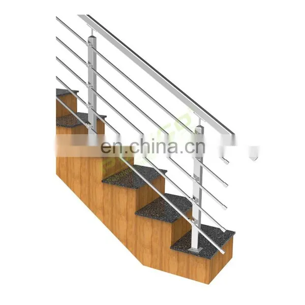 New Product Pipe Balustrade Railing Stainless Steel Handrail Design Stair Railing photo-3