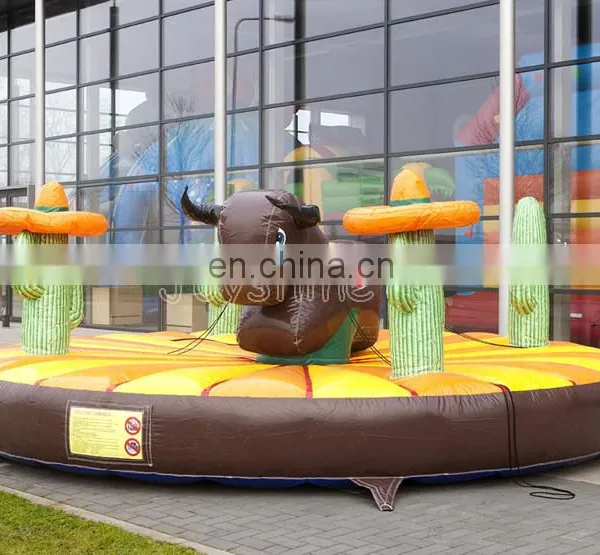 Western Themed Inflatable Team Building Bull Riding Inflatable Games For Adults photo-2