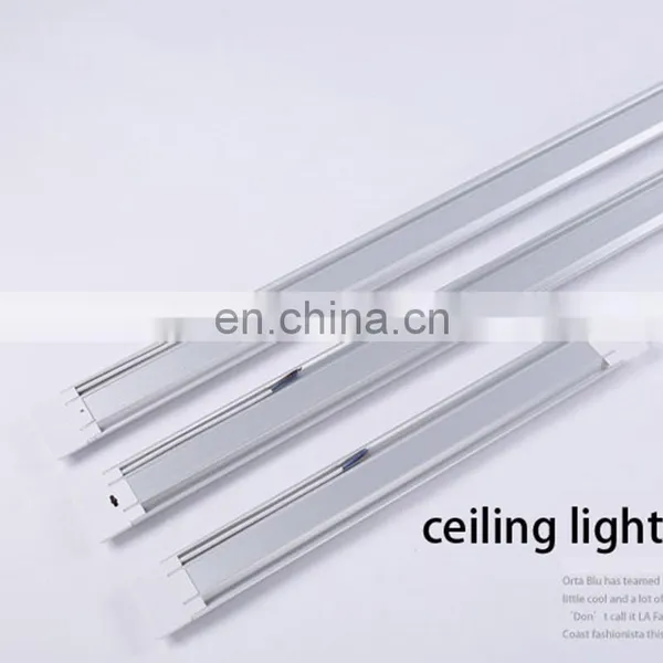 18W Industrial Modern Strip Shaped Ceiling Light Silver Office Hanging Indoor Lamp photo-5