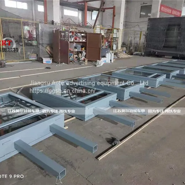 Campus Solar System Bus Station Multifunctional Bus Shelter Advertising Light Box Manufacturer photo-2