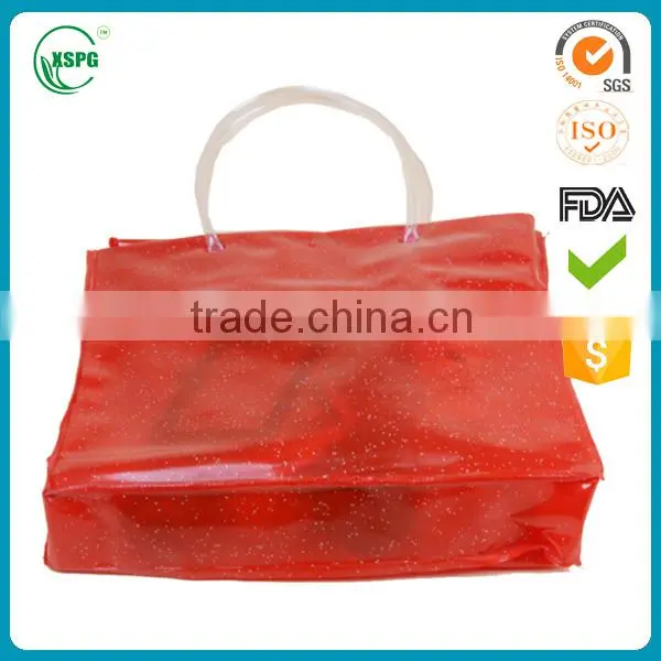 New Design With Professional Transparent PVC Beach Bags With Plastic Tube Handle With High Quality photo-3
