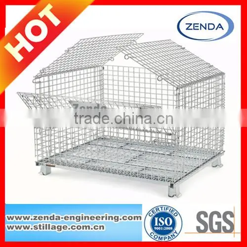 Wire Mesh Cage With Lid