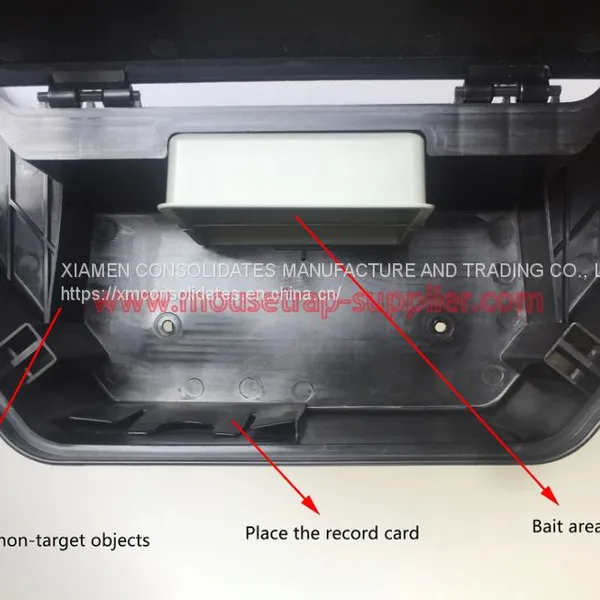 Lockable Plastic Rodent Mouse Trap Rat Bait Station Box photo-5