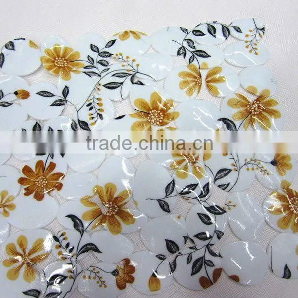 Printed Rose Flower Bathtub Mat Bath Mat photo-4