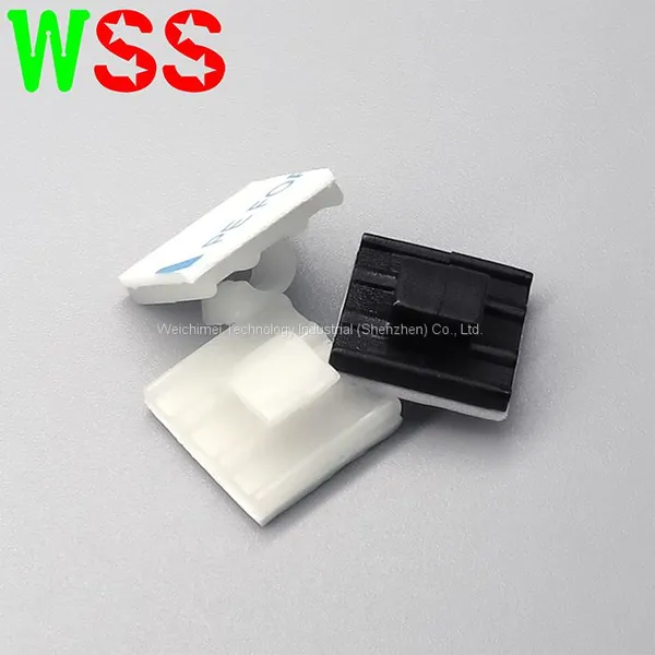 Factory Direct Sale Nylon Self Adhesive Cable Clamp Plastic Cable Organizer photo-2