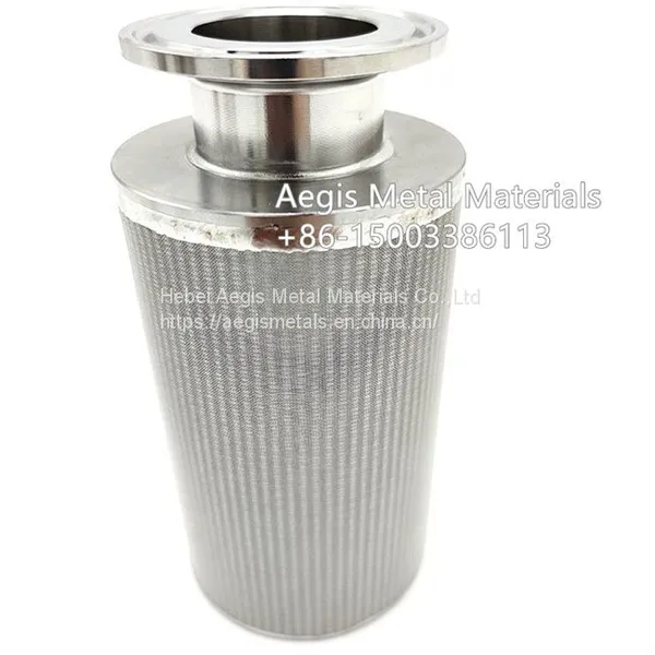 10 Micron Sintered Stainless Steel Wire Mesh Industrial Metal Filter Tube photo-3