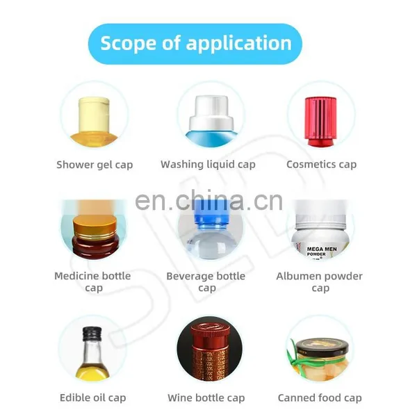 20-100 Bottles / Min Automatic Glass Bottle Capping Sealer Suitable for Various Bottle photo-3