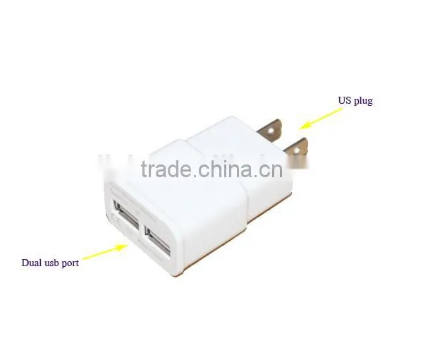 Dual Micro Usb Travel Charger for Mobile Phone Use 2A Cheap Baterry Charger With US Plug photo-6