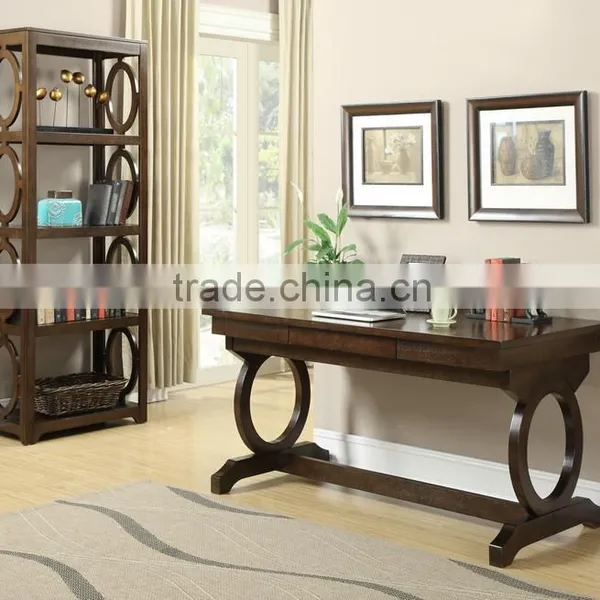 Sectional Wooden Home Furniture of Bookcase , Desk and Swivel Chair photo-2