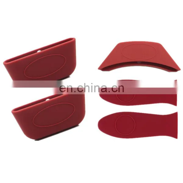Silicone Hot Pot Handle Cover / Heat Protecting Silicone Hot Handle Holder for Cast Iron Skillets, & Pans photo-4