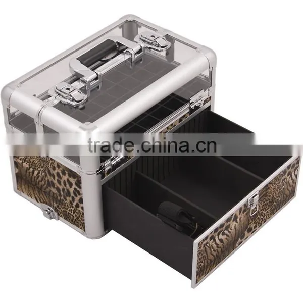 Nail Case Polish Organizer Professional, 54 Bottle Capacity, Clear View Acrylic Top With Shoulder Strap,Beauty Nail Makeup Case photo-3