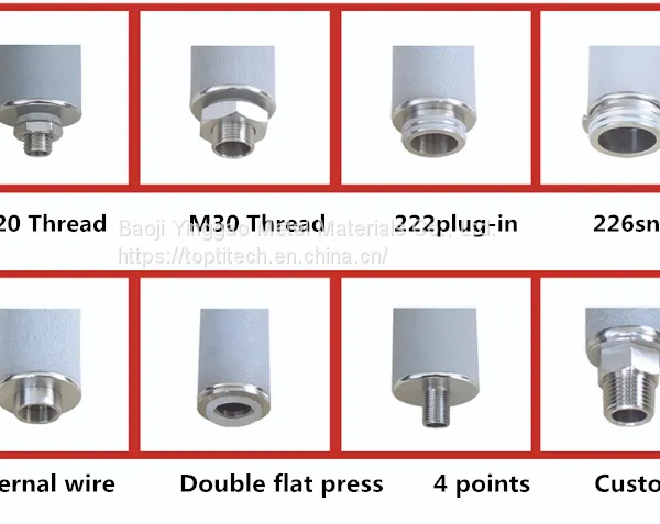 Sintered Porous Titanium Filter Cylindrical Bar photo-5