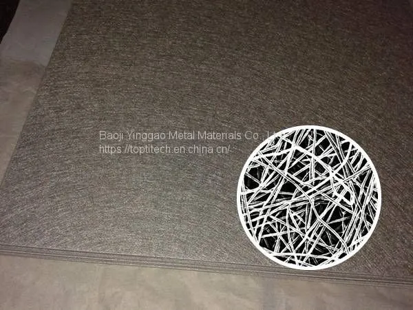 Sintered Nickel Fiber Paper Nickel Felt For GDL photo-3