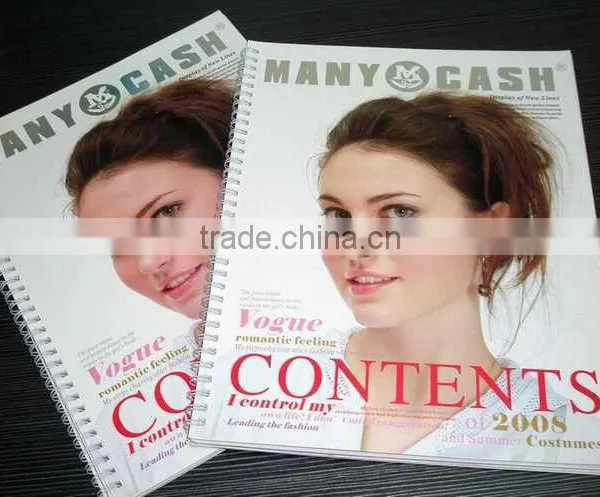 80gsm Gloss Coated Paper Magazine Printing photo-3