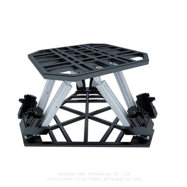 6DOF Full Motion Platform System Hexapod Platform With Universal Joint on Both Ends for Entertaining Simulator photo-4