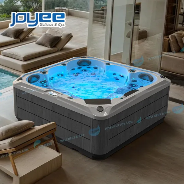 Joyee Hot Sale Outdoor Hot Tub OEM 5 Persons Spa China Manufacturer Modern Best Jacuzzis Factory I Model: Bruges
