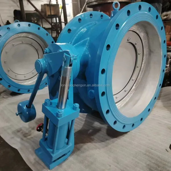 HH47X Ductile Iron DN500 DN700 Tilting Disc Non Return Check Valve Flange Sewage Check Valve for Water Pump photo-6
