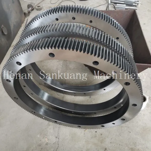 Durable External Gear Slewing Ring Bearing for Marine Offshore Port and Mining Machinery photo-3