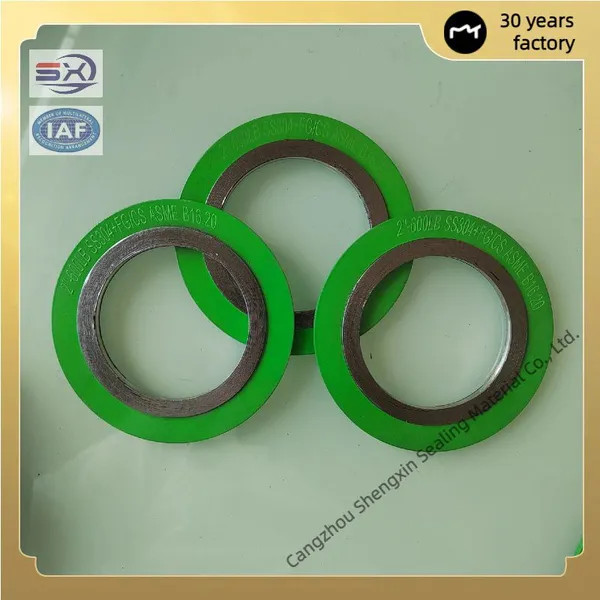 Multi-layer Wound Gasket Compression Resistant for Heavy Industry Use