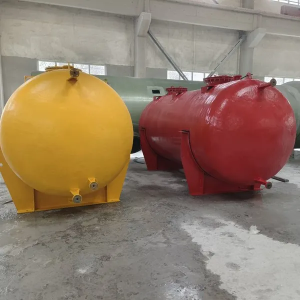Vertical FRP Hydrochloric Acid Storage Tank – Chemical Resistant Grade