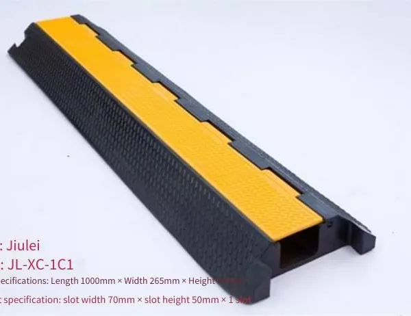 Jiulei Brand Jl-xc-1c1 Road Surface Cable Cover Plate. Dimensions: 1000mm (length) × 265mm (width) × 80mm (height). Inside the Groove: Groove Width 70mm × Groove Height 50mm × 1 Groove photo-2