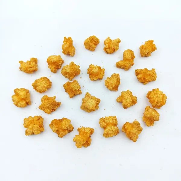 Crunchy Spicy Flavor Fried Rice Crackers Small Kyostone Shaped Mini Clusters for Wholesale Distributors photo-2