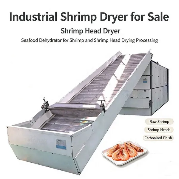 Industrial Shrimp Dryer for Sale, Shrimp Head Dryer, Seafood Dehydrator for Shrimp and Shrimp Head Drying Processing