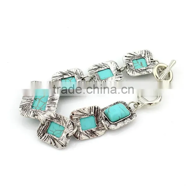 2015 YiWu New Products European and American Fashion Turquoise Bracelet photo-3