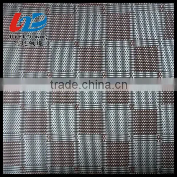 1680D Polyester Yarn Dyed Plaid Fabric With PU/PVC Coating For Bags/Luggages/Shoes/Tent Using photo-3