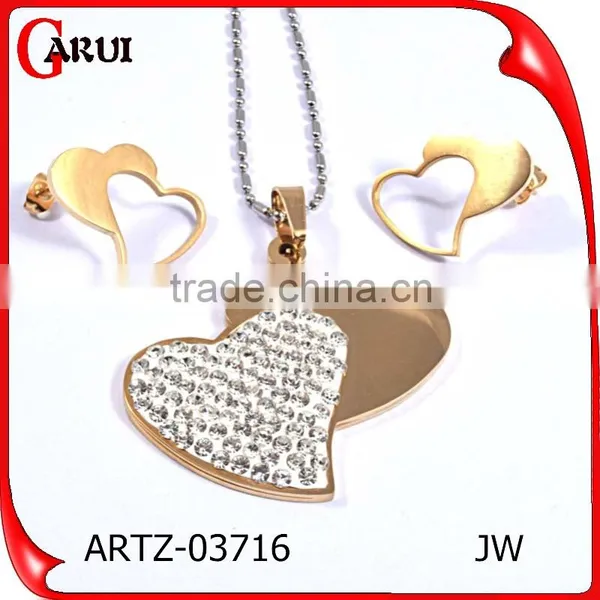 Costume Jewelry Heart Shape Fashion Jewelry Set photo-2