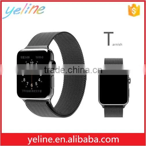 Milanese Material With Magnetic Button for Apple Watch Bands photo-5