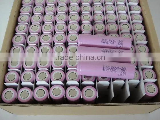 Wholesale Original 3.7V 2600mah Samsung Battery / Electric Bike Lithium Battery / Samsung ICR18650-26F photo-4