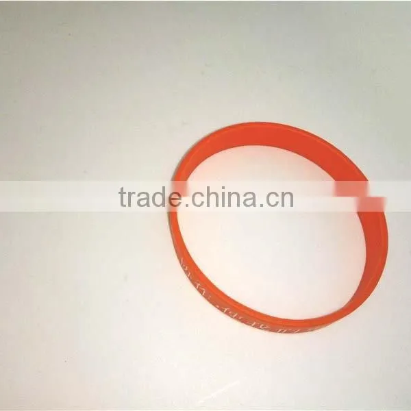 Fancy Chain Bracelet for Girls Casual Sports Bracelets Rubber Silicone Red Wristband