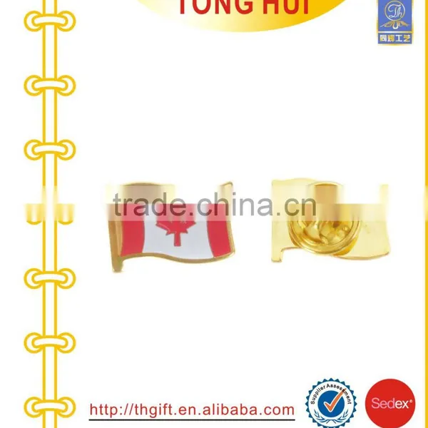Metal Badges for National Flag With Colors