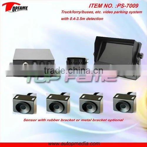 0.4-5m Detection Range Parking Sensor/sensor Parking System With Cam&monitor for Various Heavy Duty Vehicles