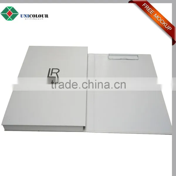Wholesale Protable Hardcover a4 Cardboard Foldable File Folder photo-5
