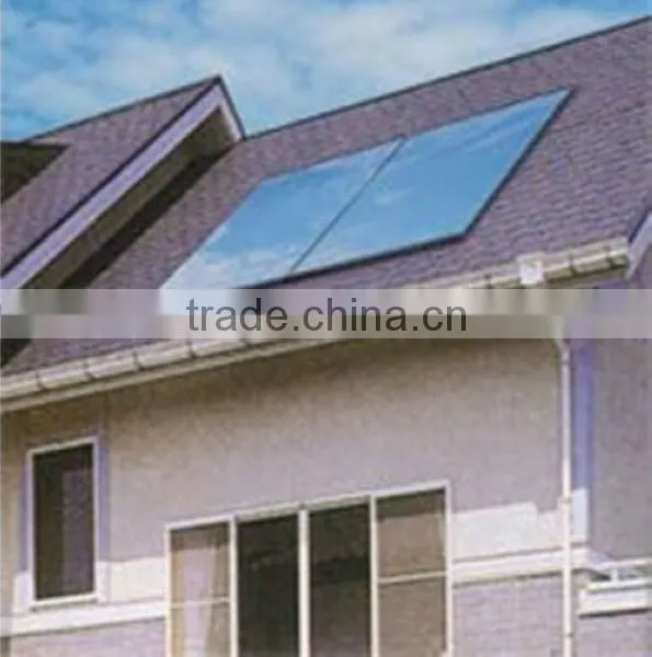 Solar Home Using Complete Flat Solar Heated System