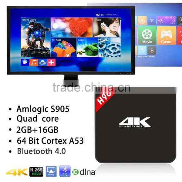 Vensmile Amlogic S905 Android 5.1 Smart TV Box H96 Plus Kodi 16.0 Bluetooth 4.0 Quad Core 2GB 16GB H96 Plus photo-6