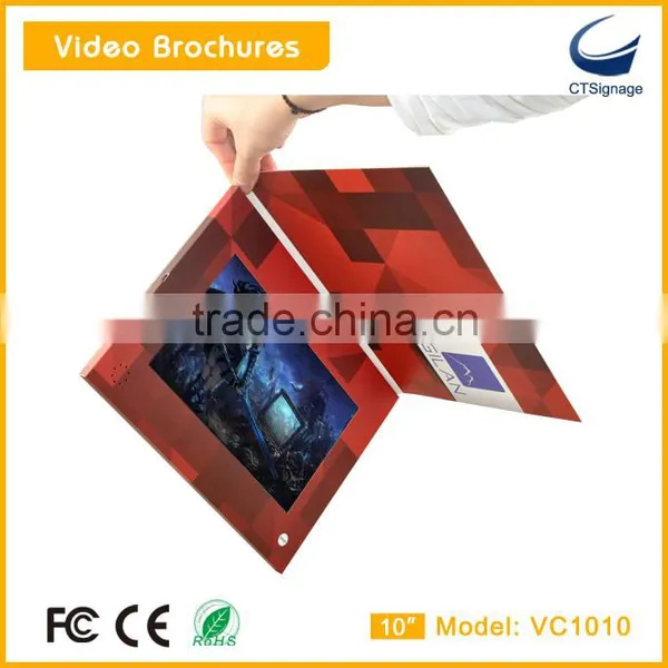 10.1''lcd Video Brochre Card,business Card for Promotion photo-2